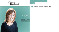 Desktop Screenshot of etiquetteenrichment.com
